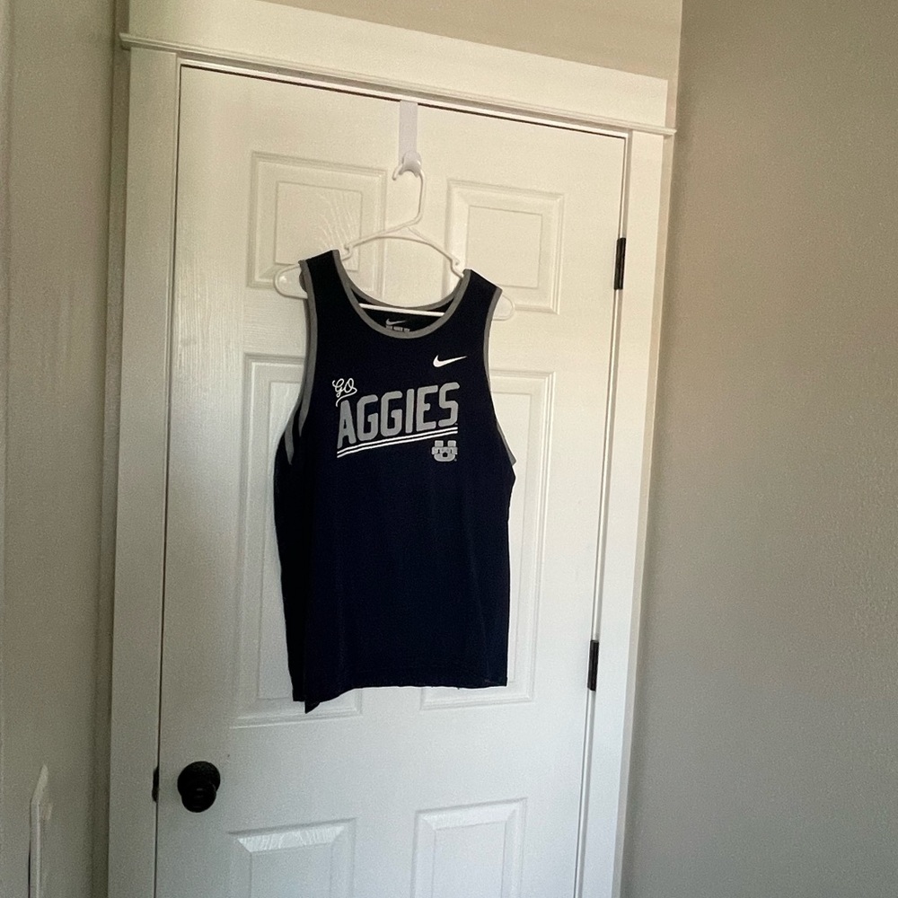 Nike Blue Utah State Aggies Tank Top